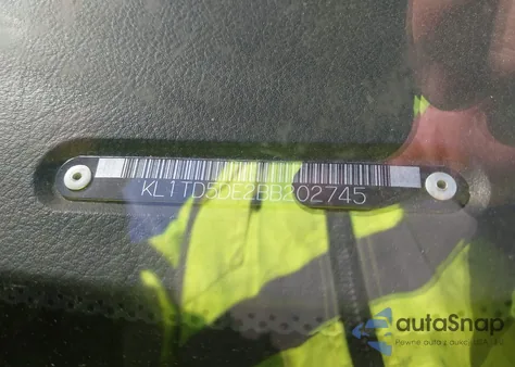 2011 Chevrolet Aveo 1Lt z USA, uszkodzony, nr VIN KL1TD5DE2BB202745